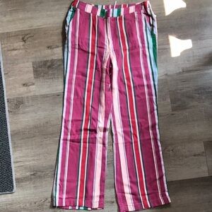 NWT Free people mixed berry cropped pants size 2